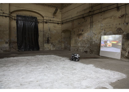 Sean Rogg - Wood at tina b., The Prague Contemporary Art Festival